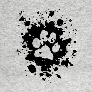 Paw Print Splatter T-Shirt